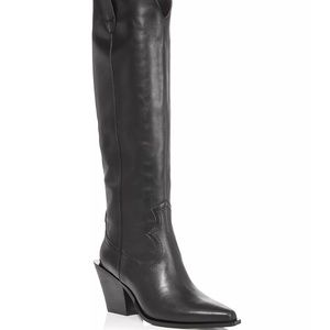 AQUA POINTED TOE to the knee BOOTS